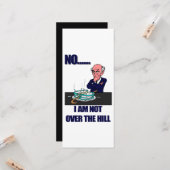 Funny Anti Over the Hill Kaart (Voorkant / Achterkant in situ)