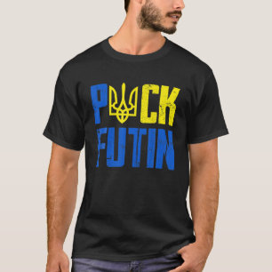 Funny Anti-Poetin Meme Ik sta voor Oekraïne Oekraï T-shirt