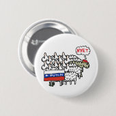Funny Anti Poetin Ronde Button 5,7 Cm (Voorkant /achterkant)