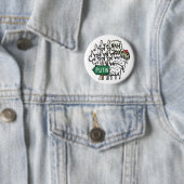 Funny Anti-Poetin Sheep Ronde Button 5,7 Cm (In situ)