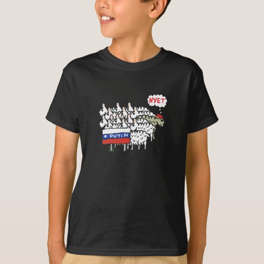 Funny Anti Poetin T-shirt (Voorkant)