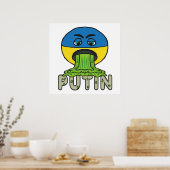 Funny Anti Potin Vomit Emoji Poster (Keuken)