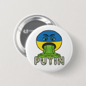Funny Anti Potin Vomit Emoji Ronde Button 5,7 Cm (Voorkant /achterkant)