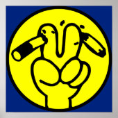 Funny Anti Roking ⚠ Thaise ⚠ Poster (Voorkant)