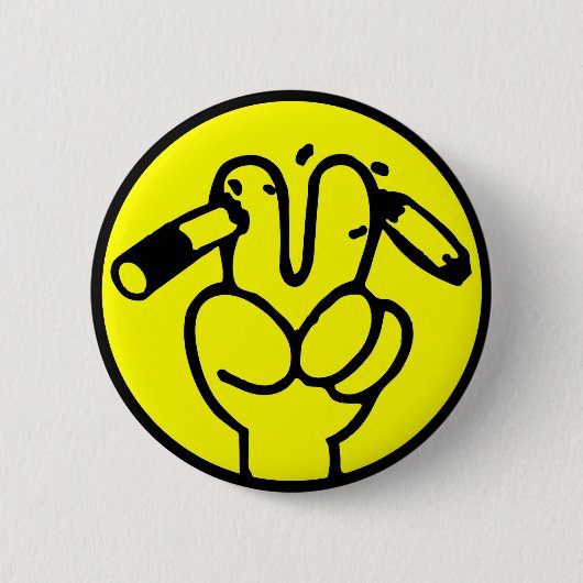 Funny Anti Roking ⚠ Thaise ⚠ Ronde Button 5,7 Cm (Voorkant)