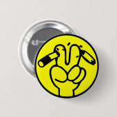 Funny Anti Roking ⚠ Thaise ⚠ Ronde Button 5,7 Cm (Voorkant /achterkant)