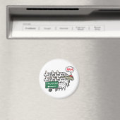 Funny Anti Trudeau Magneet (Insitu (Vaatwasser))