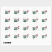 Funny Anti Trudeau Ronde Sticker (Vel)