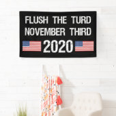 Funny Anti-Trump 2020 Verkiezingen Spandoek (Insitu)