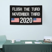 Funny Anti-Trump 2020 Verkiezingen Spandoek (Beurs)