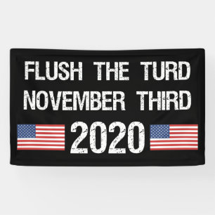 Funny Anti-Trump 2020 Verkiezingen Spandoek