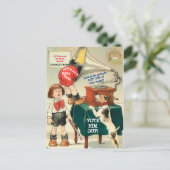 Funny Anti-Trump en  Telefonografie gewijzigd Briefkaart (Staand voorkant)