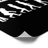 Funny Anti-trump Evolution Litical Humor  Poster (Hoek)