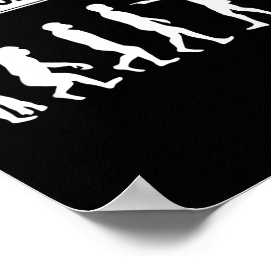 Funny Anti-trump Evolution Litical Humor  Poster (Hoek)