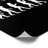 Funny Anti Trump - Go Back! Trump Evolution Tee  Poster (Hoek)