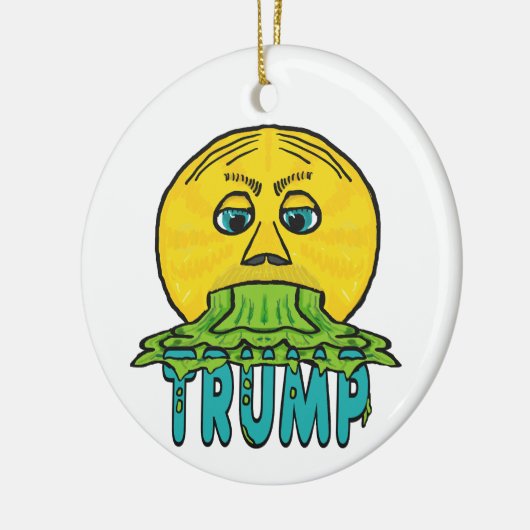 Funny Anti Trump Keramisch Ornament (Links)