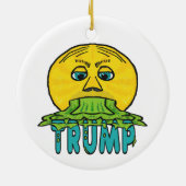 Funny Anti Trump Keramisch Ornament (Achterkant)