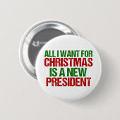 Funny Anti Trump Policies Kerstmis Ronde Button 5,7 Cm (Voorkant /achterkant)