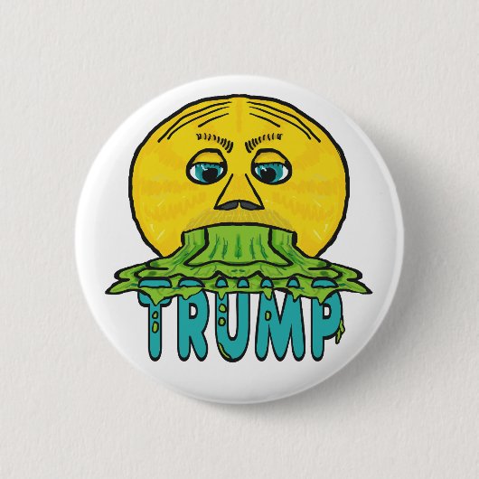 Funny Anti Trump Ronde Button 5,7 Cm (Voorkant)