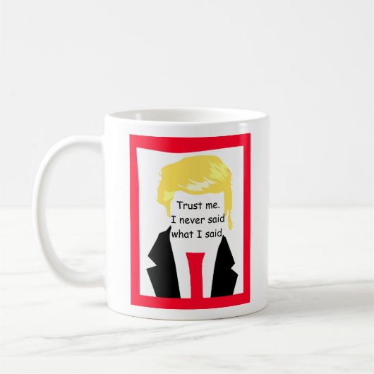 Funny Anti Trump Vote Souvenir Collectable Koffiemok (Links)