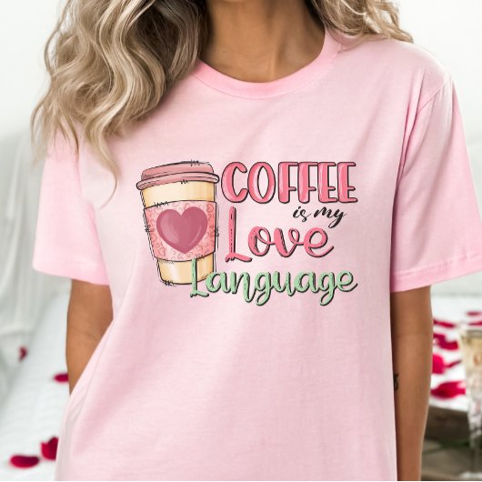 Funny Anti-Valentijn Shirt, Coffee is mijn Valenti T-shirt