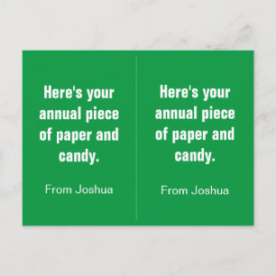 Funny Anti-Valentine Classroom Valentijnse  voor j Briefkaart