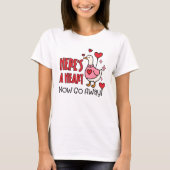 Funny Anti-Valentine Goose Heart Balloon T-shirt (Voorkant)