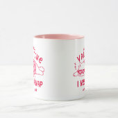 Funny Anti-Valentine Nap and My Cat Custom Coffee  Mok (Midden)