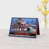 Funny anti woke Christmas card Kaart (Gele Bloem)