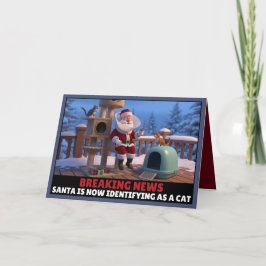 Funny anti woke Christmas card Kaart