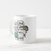 Funny Anti Woke Sheep Koffiemok (Voorkant links)
