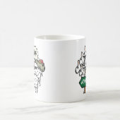 Funny Anti Woke Sheep Koffiemok (Center)