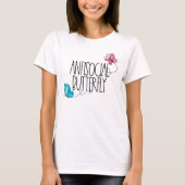 Funny Antisocial Butterfly T-Shirt (Voorkant)