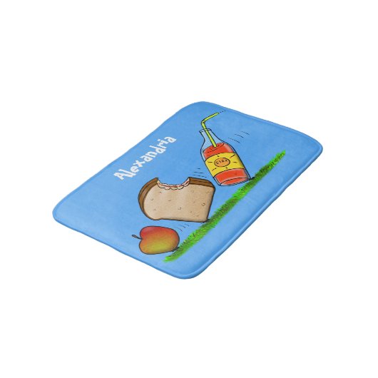 Funny ants cartoon badmat (Gekanteld)