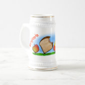 Funny ants cartoon bierpul (Voorkant links)