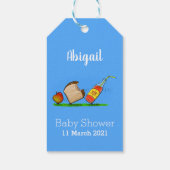 Funny ants cartoon cadeaulabel (Achterkant)