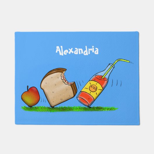 Funny ants cartoon deurmat (Voorkant)