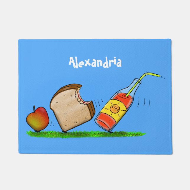 Funny ants cartoon deurmat (Voorkant)