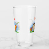 Funny ants cartoon glas (Rechts)