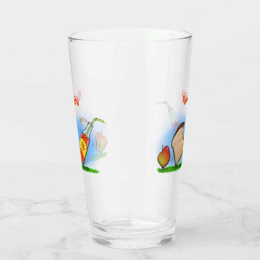 Funny ants cartoon glas (Rechts)