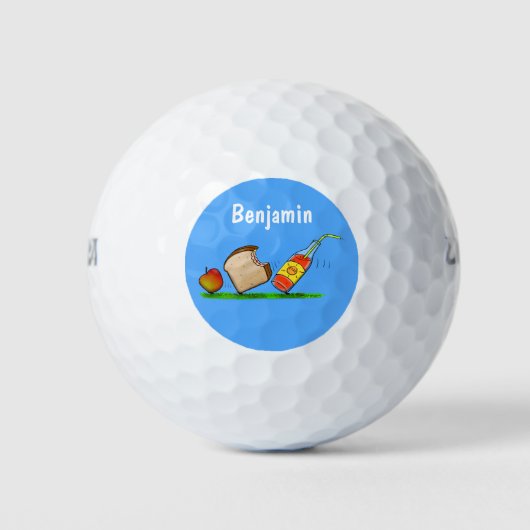 Funny ants cartoon golfballen (Voorkant)