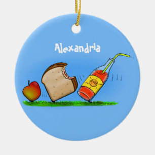Funny ants cartoon keramisch ornament