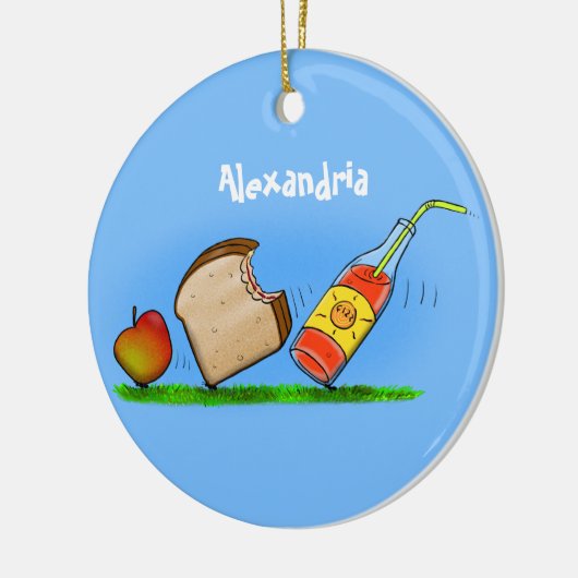 Funny ants cartoon keramisch ornament (Links)