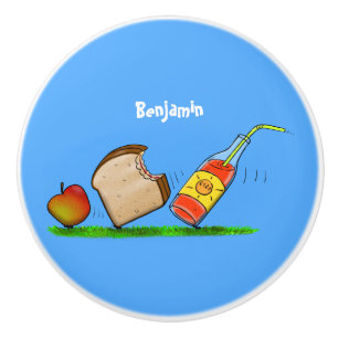 Funny ants cartoon keramische knop