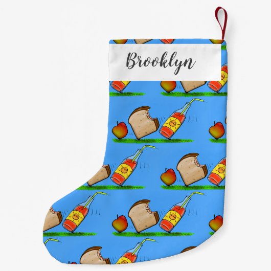 Funny ants cartoon kleine kerstsok (Achterkant)