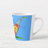 Funny ants cartoon latte mok (Rechts)