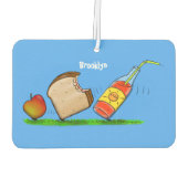 Funny ants cartoon luchtverfrisser (Achterkant)