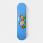 Funny ants cartoon persoonlijk skateboard (Voorkant)