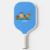 Funny ants cartoon  pickleball paddle (Achterkant)
