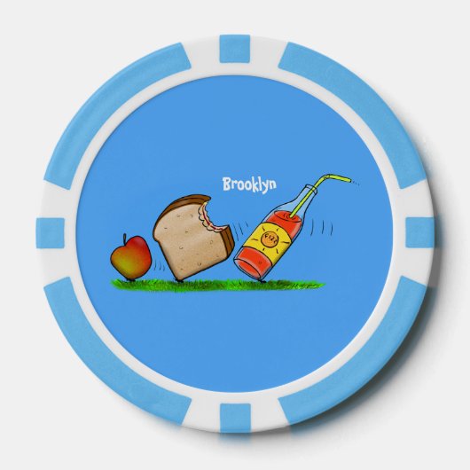 Funny ants cartoon poker chips (Voorkant)